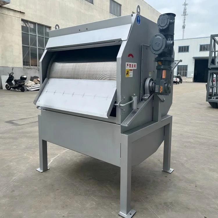 rotary drum screen wastewater